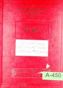 Acme-Gridley-Acme Gridley M, 3 1/2 4 3/4 5 1/2, Bar Machine Parts Manual 1952-M-06